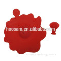 Fast shipping FDA/LFGB/SGS standard silicone cup lid with sleeve
